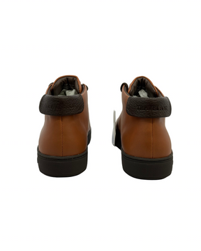 Mid Top Leather Sneakers