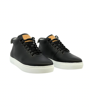 Mid Top Leather Sneakers