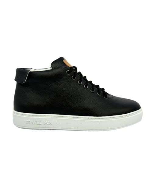 Mid Top Leather Sneakers
