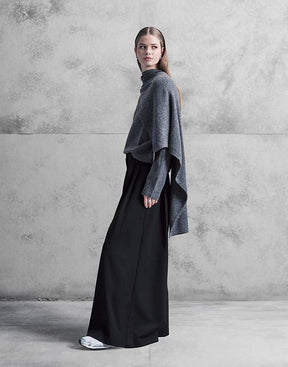 Scarf Detail Knit Sweater