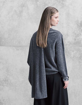 Scarf Detail Knit Sweater