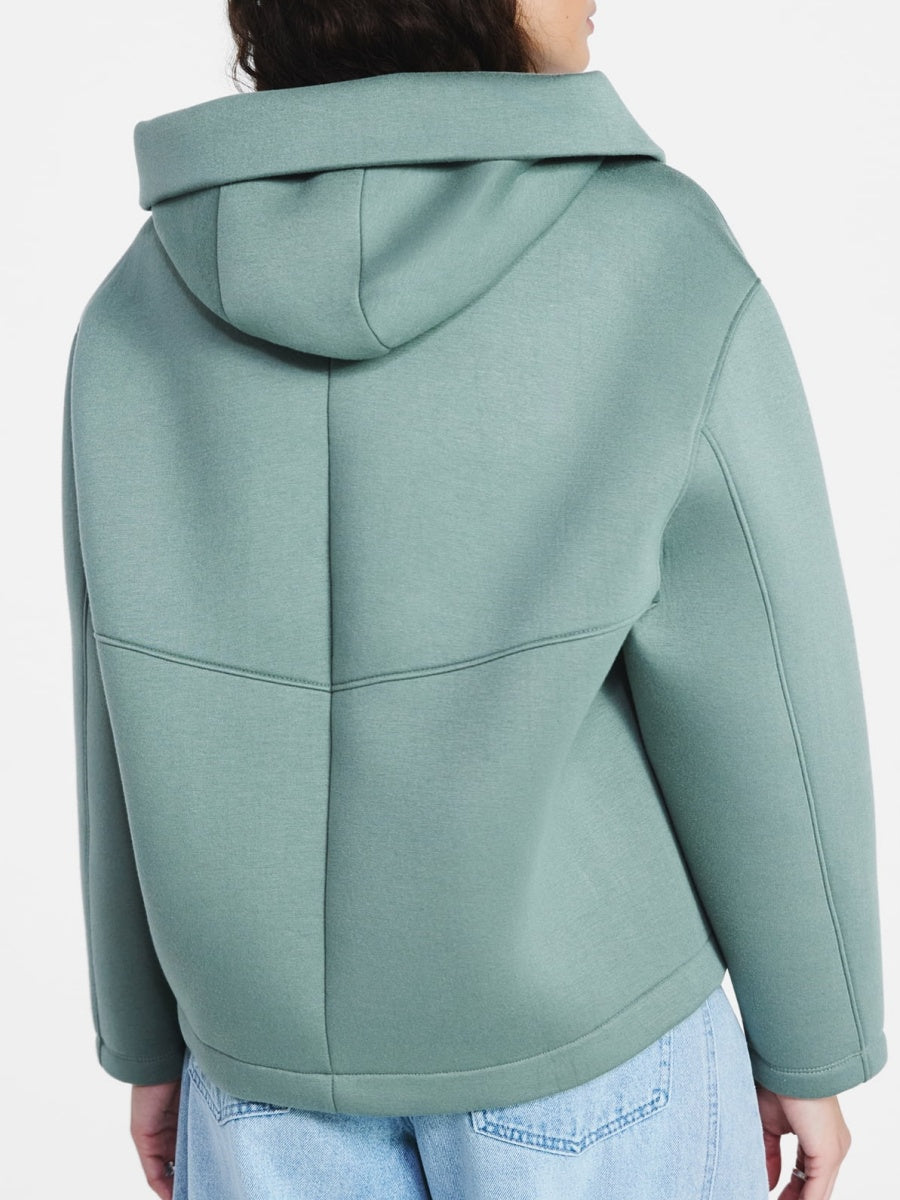 Fleece Oversized Jacket with Hood