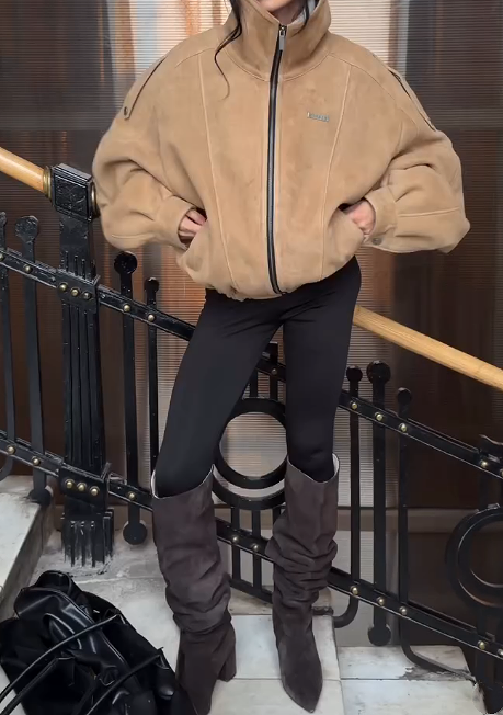 Fab Sheepskin Warm Jacket