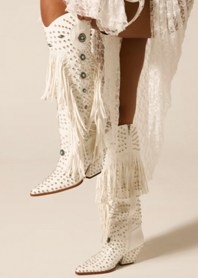 Women's Fab Cowboy Tassel Boots