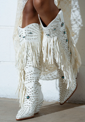 Women's Fab Cowboy Tassel Boots