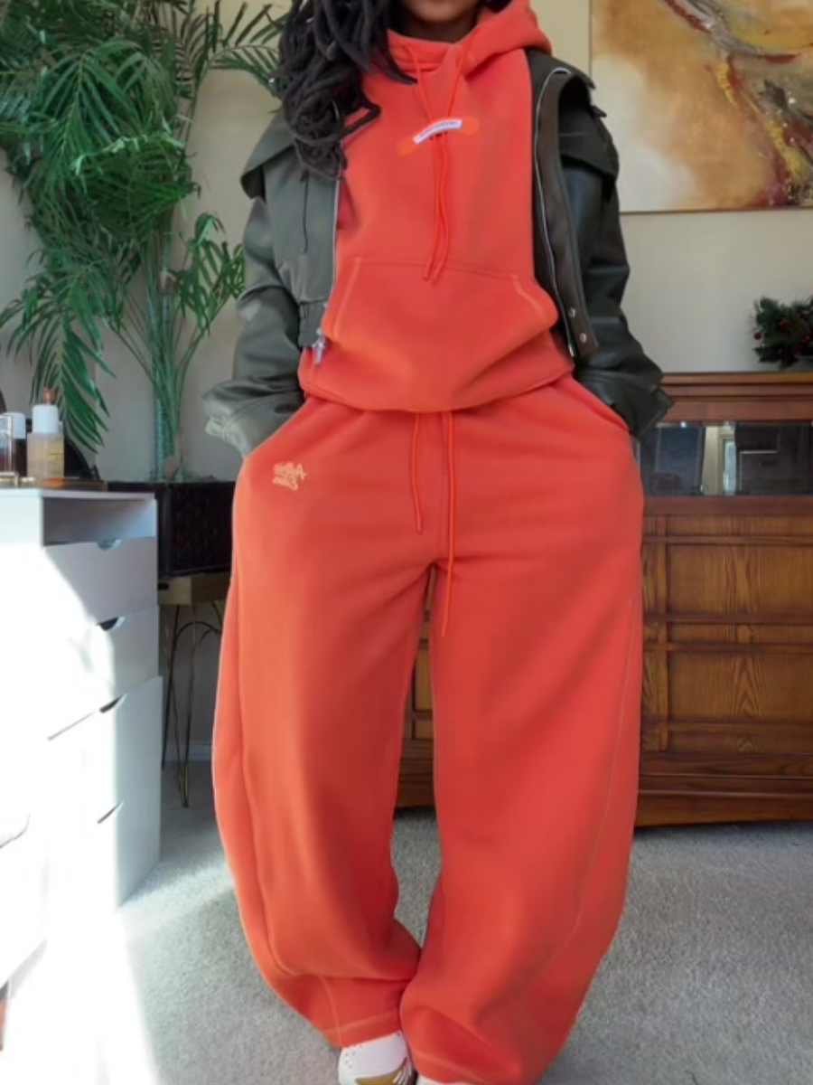 Sporty Hoodie Set