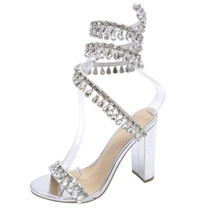 Diamond High Heel Sandals