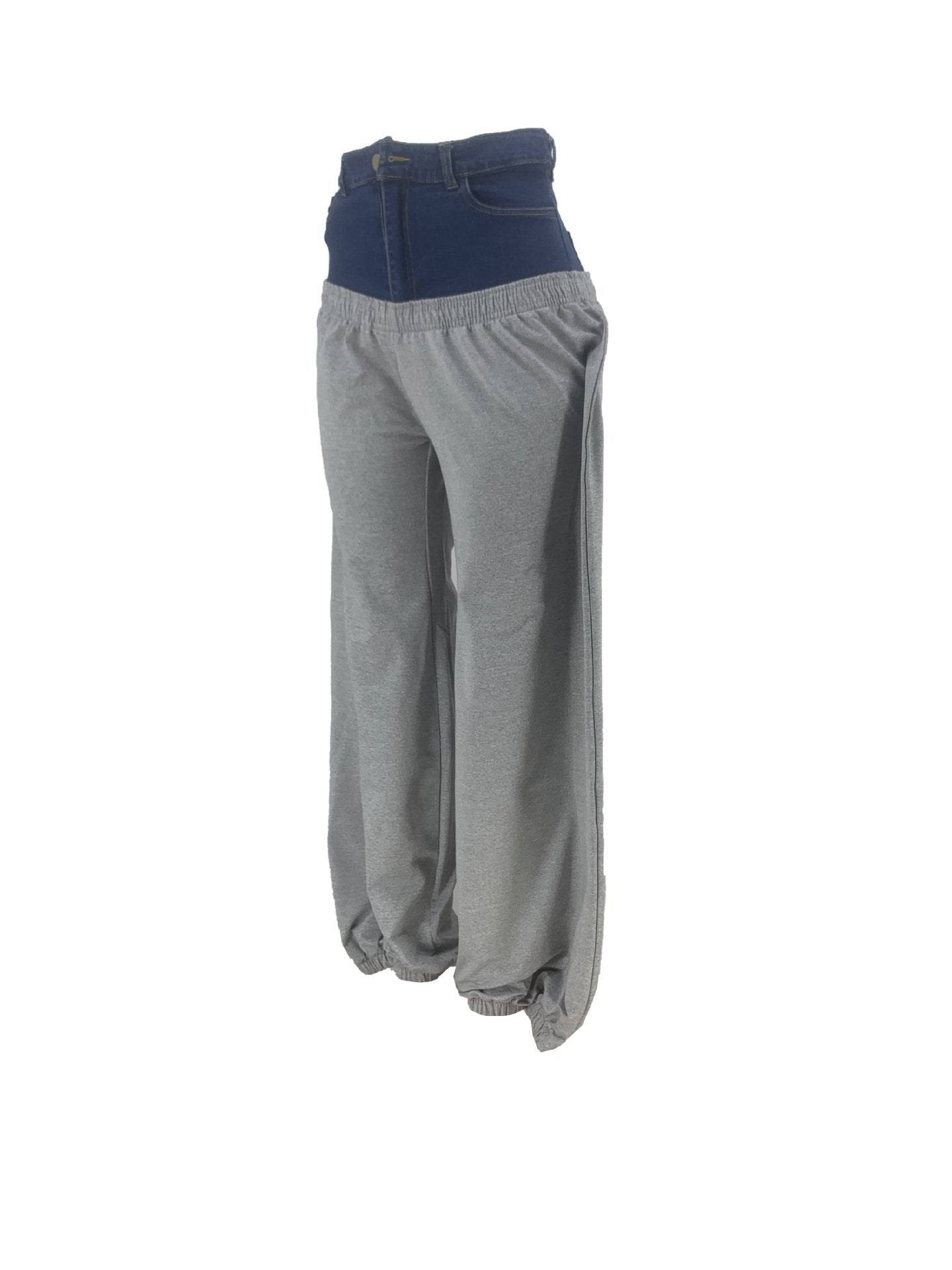 Denim Knitted Pants