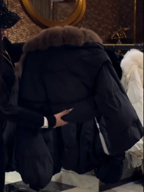 Faux Fur Down Jacket