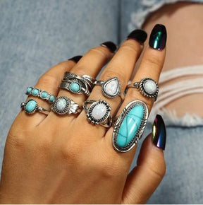 Vintage Bohemian Turquoise Jewelry