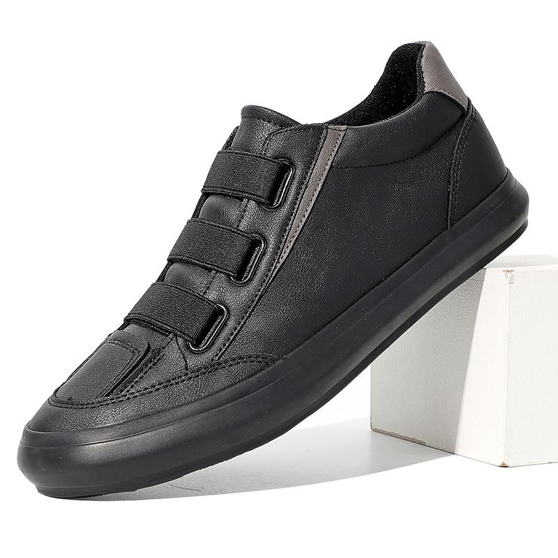 Breathable casual low-top leather shoes