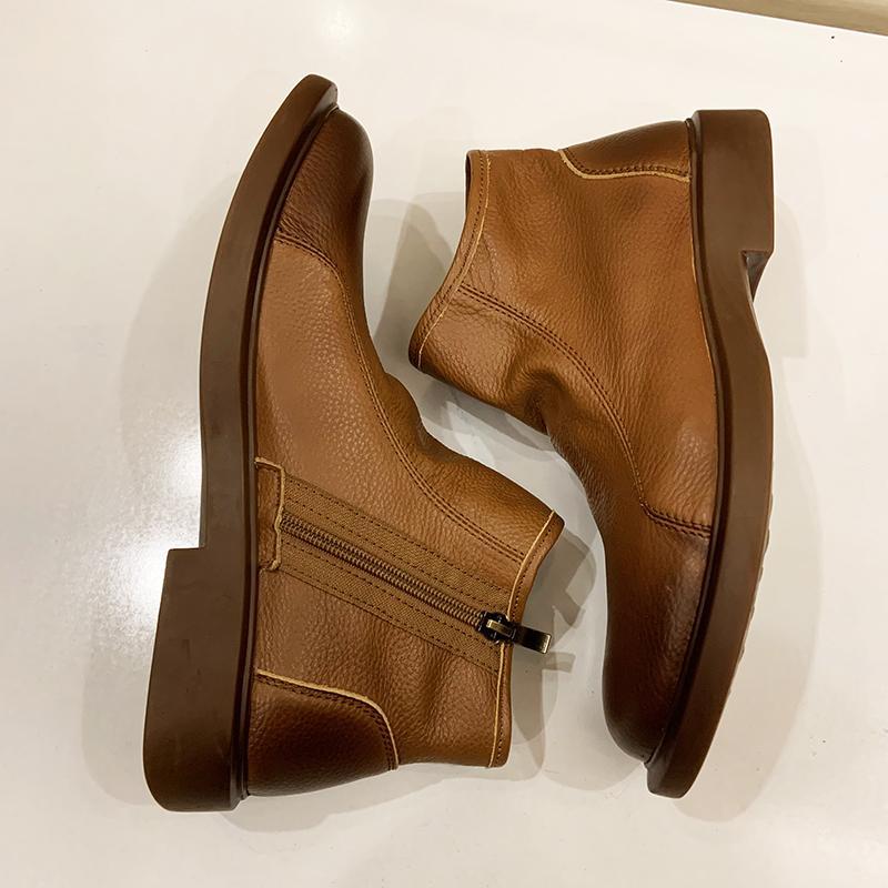 Men's High Top Soft Leather Chelsea Boots