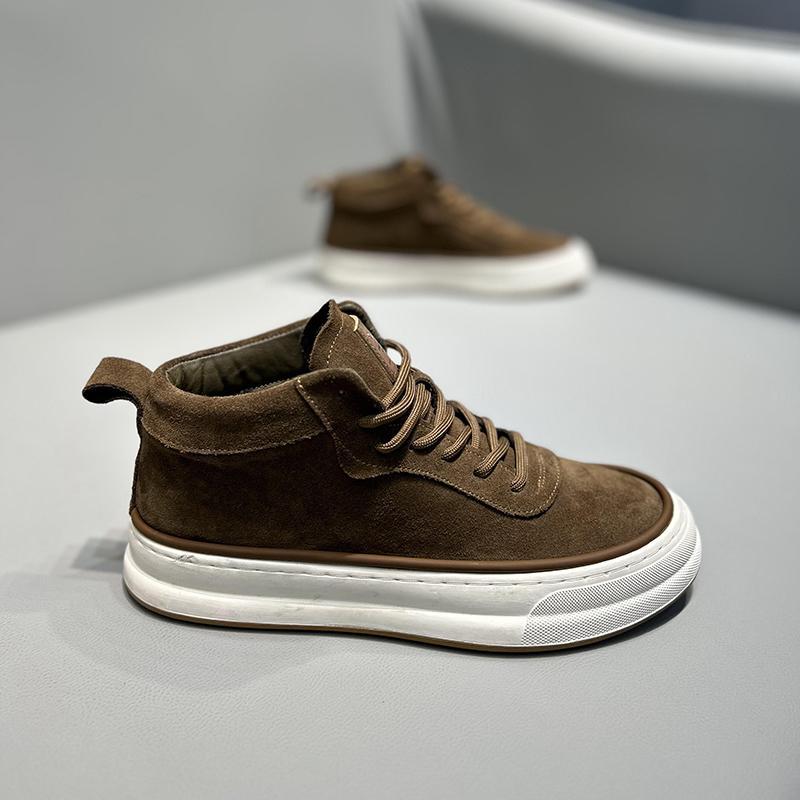 Men's thick-soled sports casual lace-up shoes