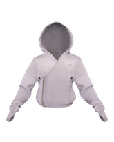 ASYMMETRICAL JACKET AND SWEATPANT SET