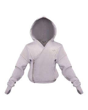 ASYMMETRICAL JACKET AND SWEATPANT SET