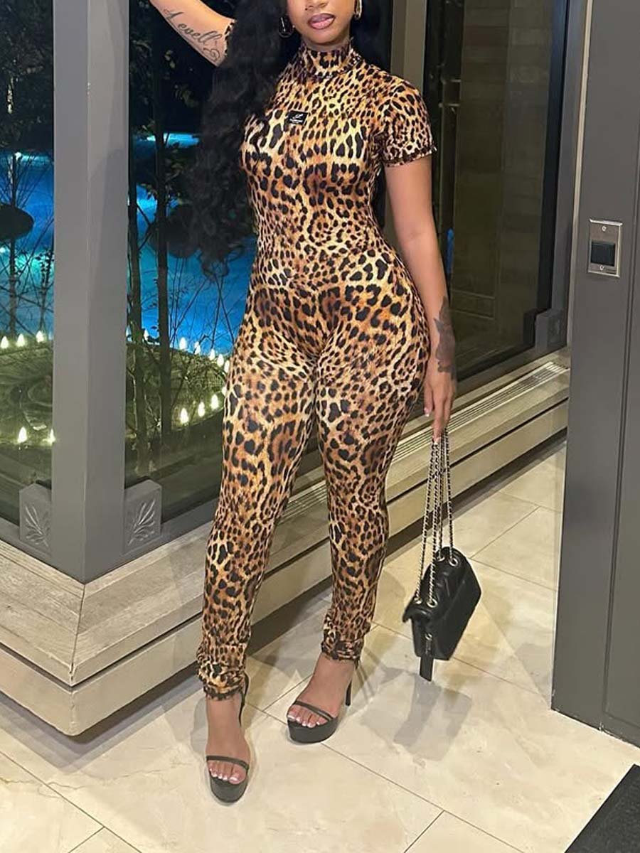 Leopard Jumpsuit