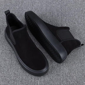 Men's high top slip-on boots