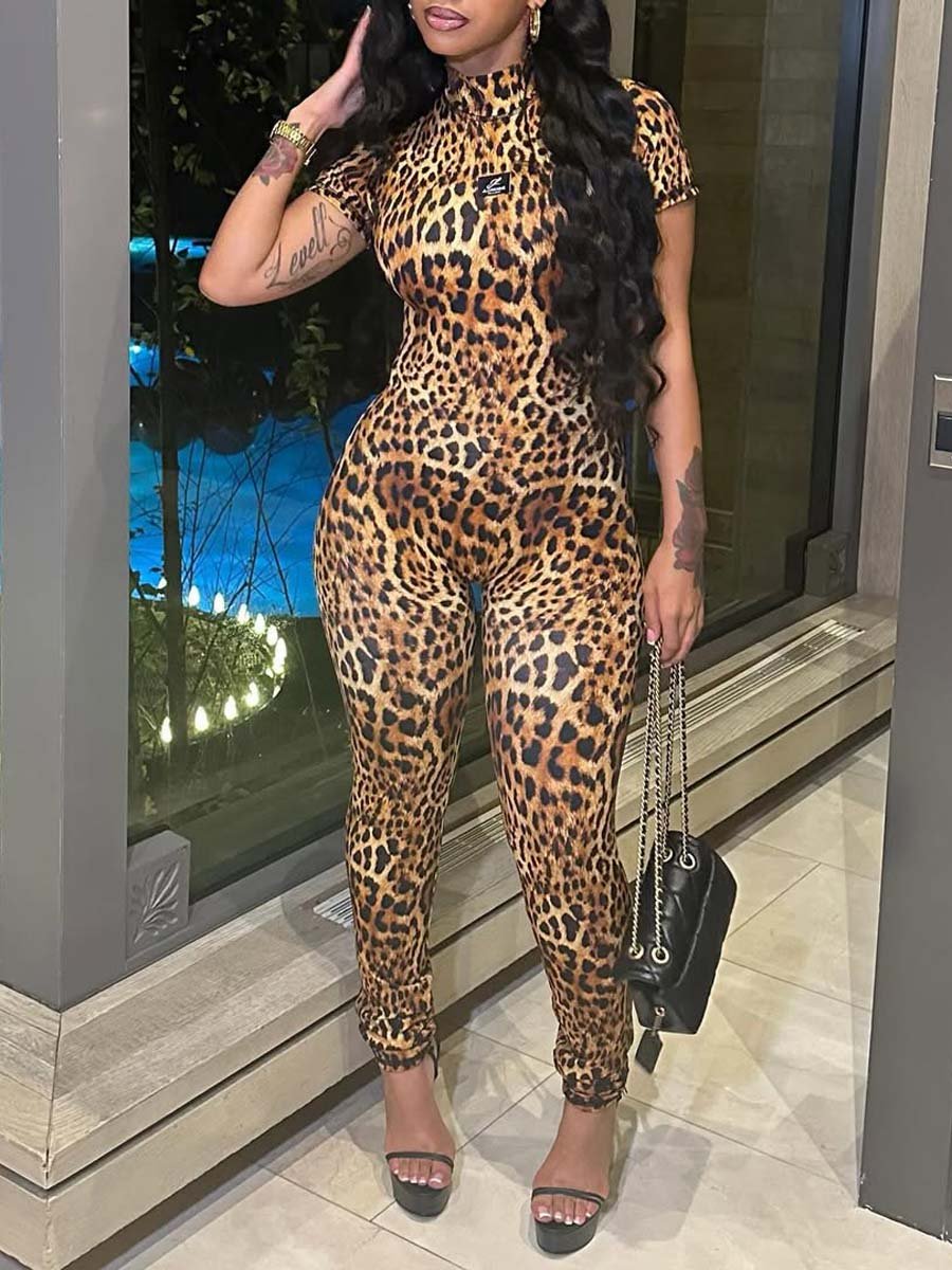 Leopard Jumpsuit