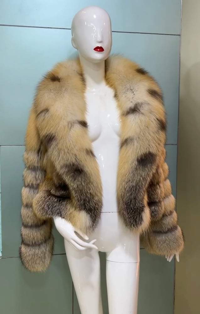 Golden Faux Fur Jacket