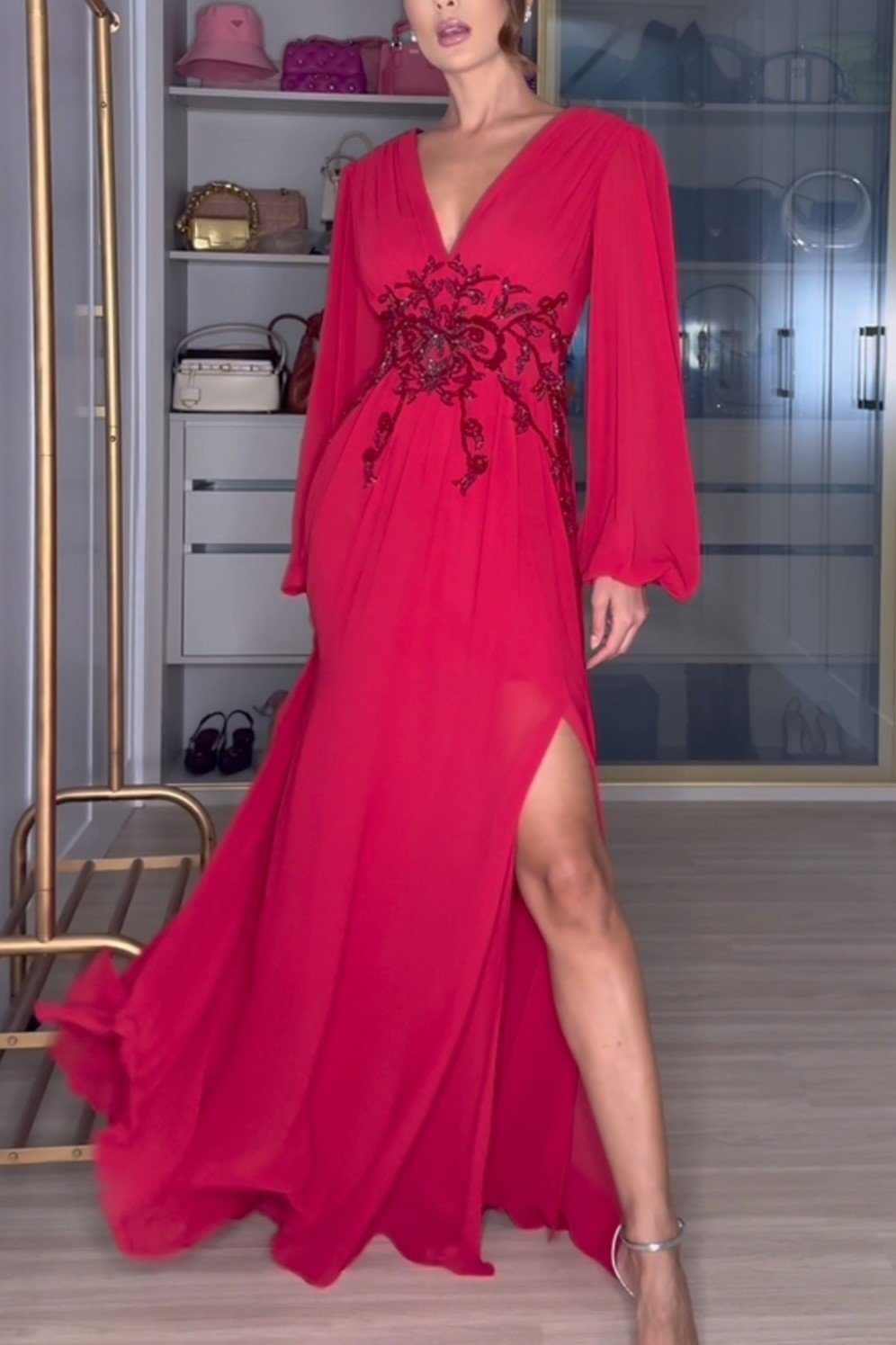 RHINESTONE EMBELLISHED DRESS