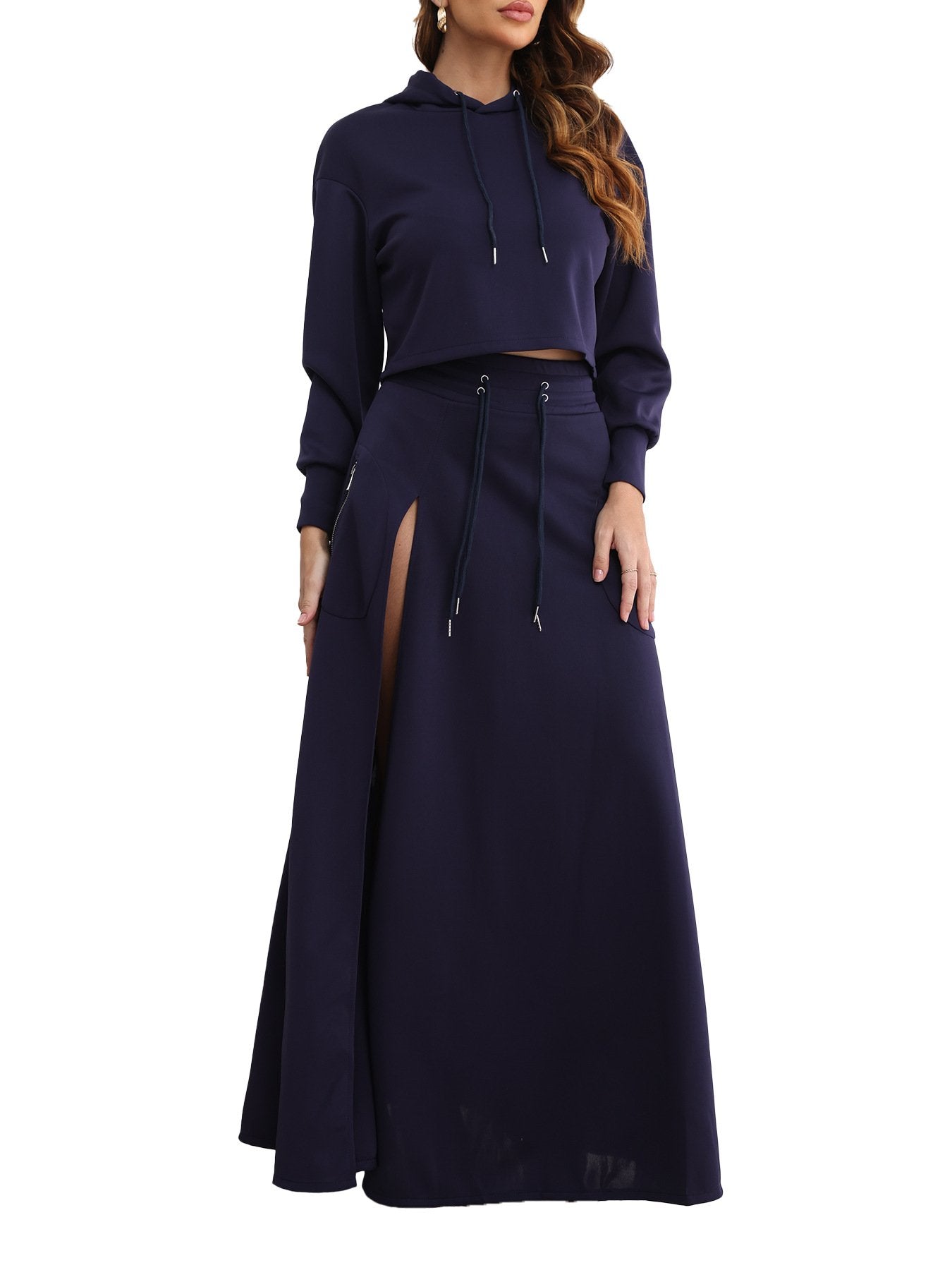 Plain Skirt Set