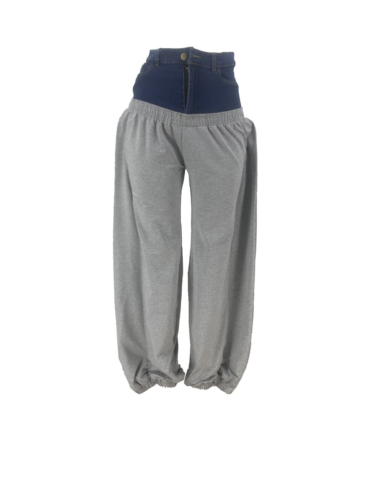 Denim Knitted Pants