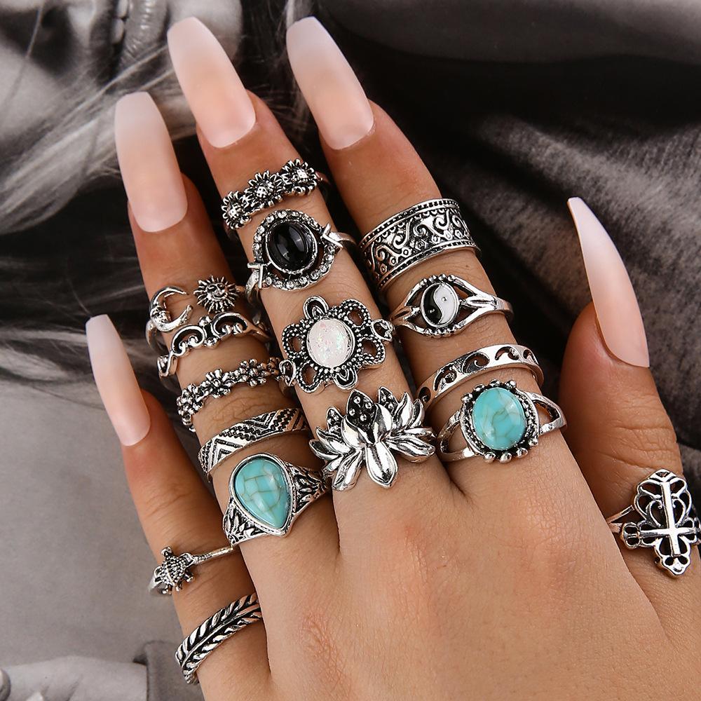 Vintage Bohemian Turquoise Jewelry