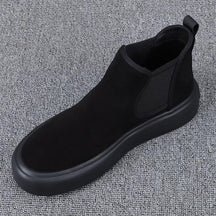 Men's high top slip-on boots