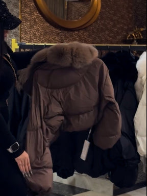 Faux Fur Down Jacket