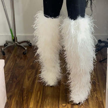 Feather Boots