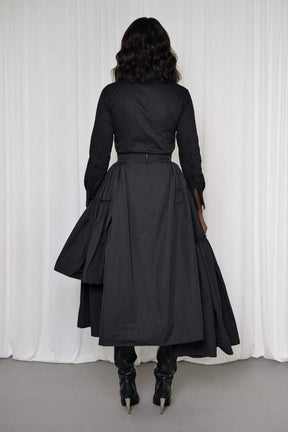 ASYMMETRIC WIND BREAKER SKIRT