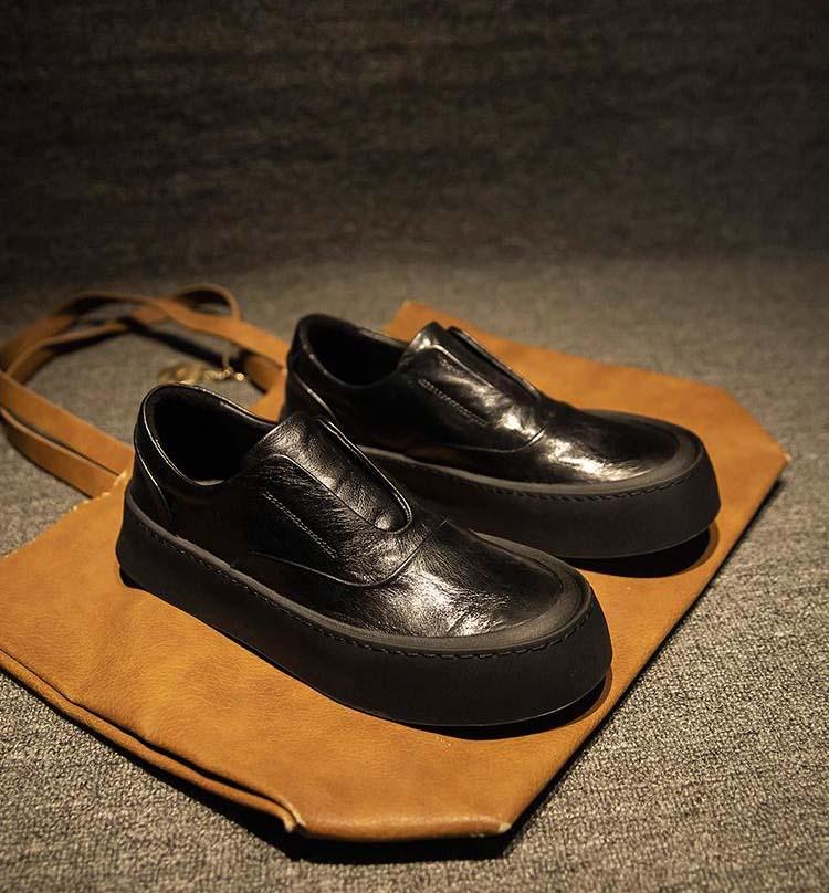 Men's Leather Slip On Shoes