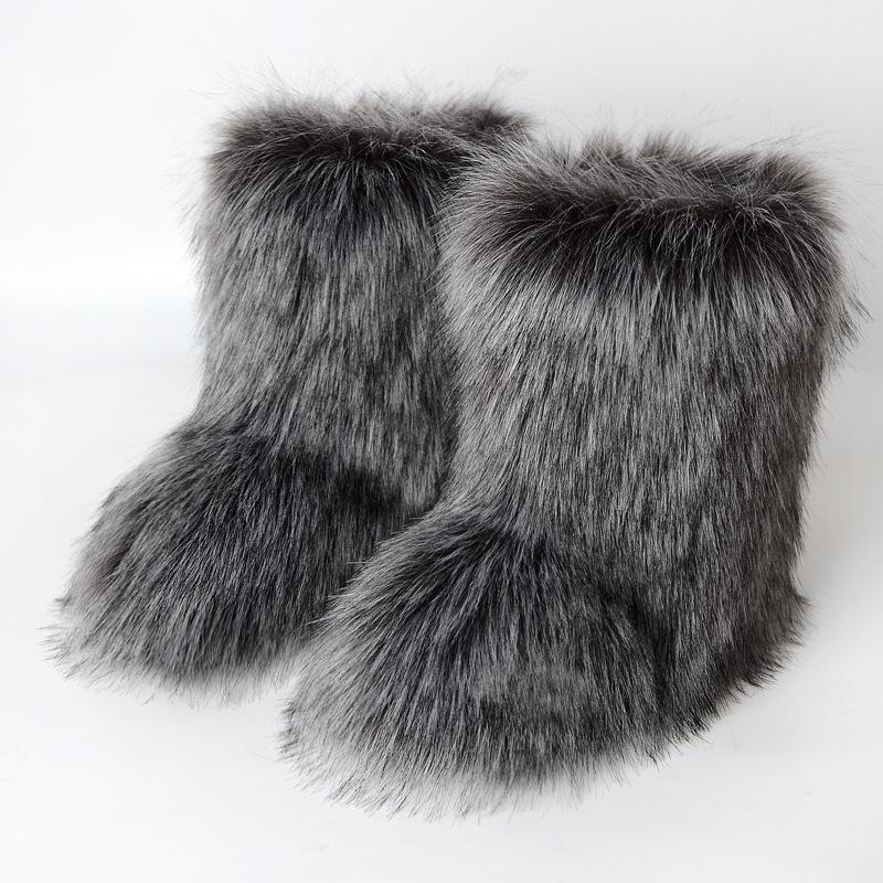 Faux Fur Warm Boots