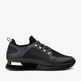 Black Leather Men Sneaker