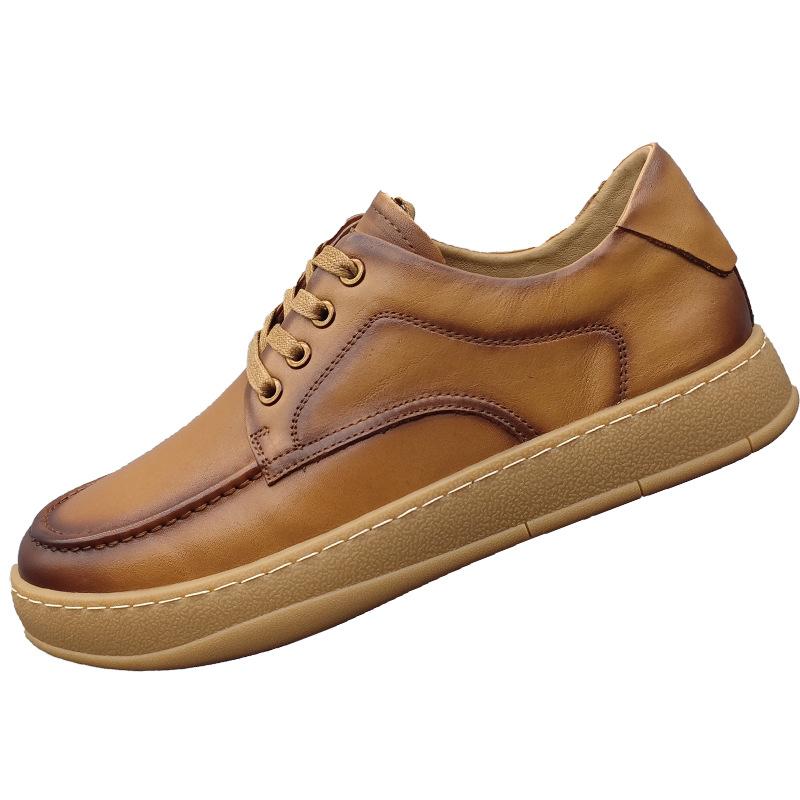 Men's retro casual leather shoes