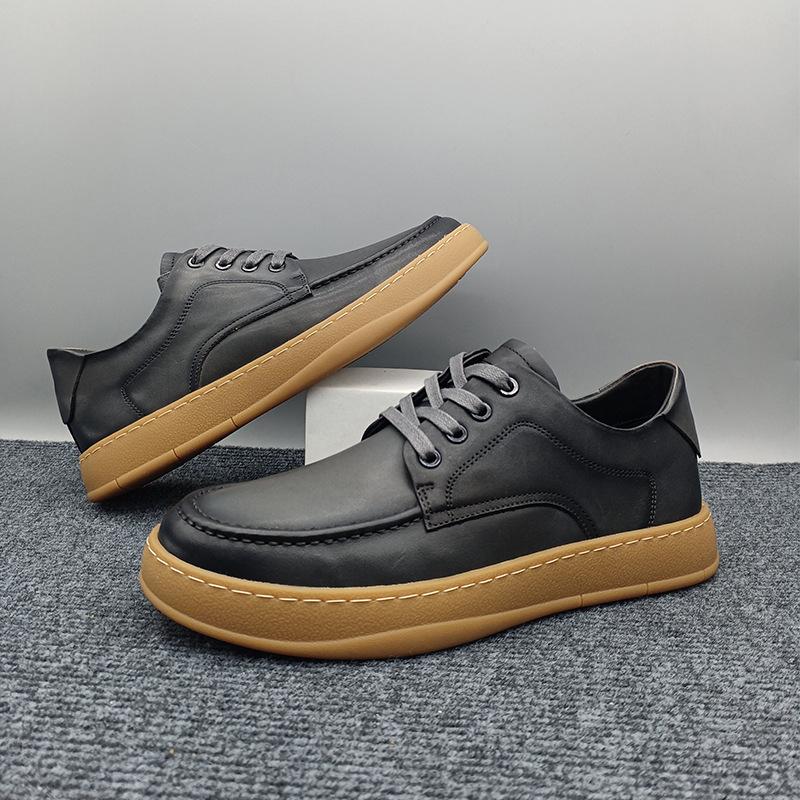 Men's retro casual leather shoes