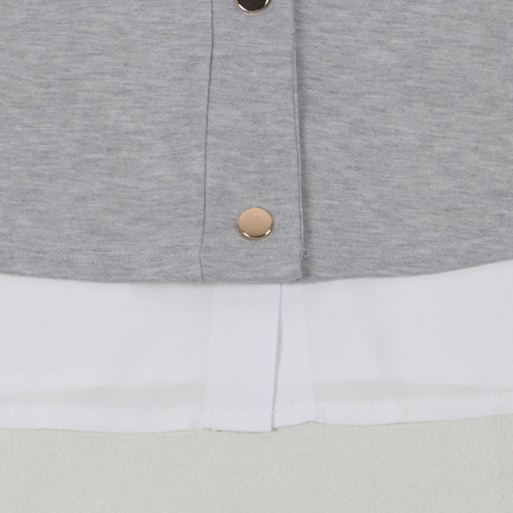 Knitted Fake Shirt 2pc Set